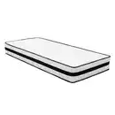 Bild 1 von Livetastic Boxspringmatratze Noir H3, Schwarz, Weiß, Textil, H3, Höhe ca. 25 cm, Füllung: Vlies, 140x200 cm, Oeko-Tex® Standard 100, Bezug abnehmbar/waschbar, Ober- und Unterseite versteppt, wend