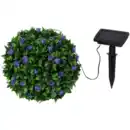 Bild 2 von Kunstblumenkugel mit Solarbeleuchtung