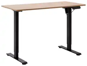 Schreibtisch Emil II Schwarz/Eiche Artisan, Schwarz, Eiche Artisan