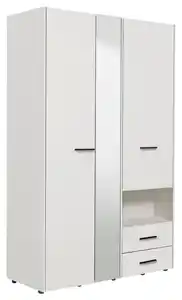 Kleiderschrank in Weiß, Weiß