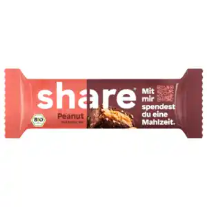 share Bio Nut Butter Bar Peanut 50g