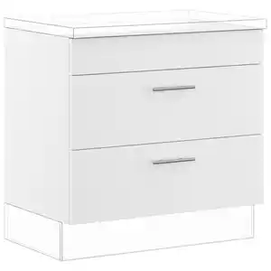 Impuls Kochfeldumbauschrank Ip1200, Weiß, Metall, 2 Schublade(n) Schubladen, einzeln stellbar, 90x87.8x57.6 cm, Pefc, Goldenes M, Made in Germany, individuell planbar, Küchen, Küchenmöbel, Küche
