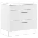 Bild 1 von Impuls Kochfeldumbauschrank Ip1200, Weiß, Metall, 2 Schublade(n) Schubladen, einzeln stellbar, 90x87.8x57.6 cm, Pefc, Goldenes M, Made in Germany, individuell planbar, Küchen, Küchenmöbel, Küche