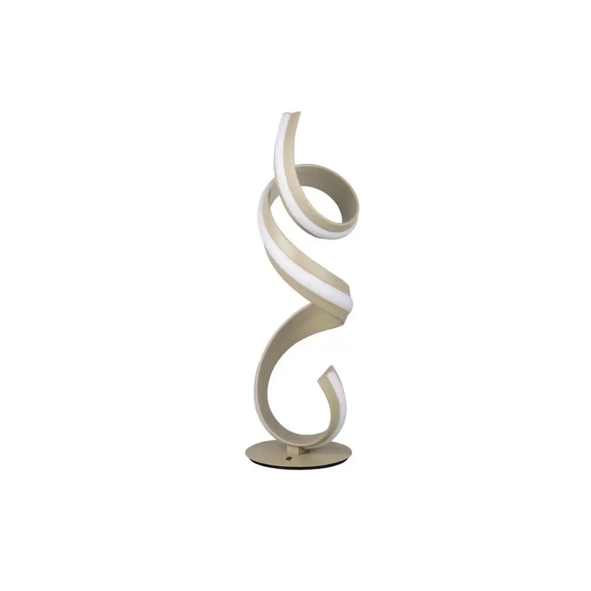 Bild 1 von Cinque Led-Tischleuchte Cisenna, Weiß, Beige, Metall, Kunststoff, F, 20x60.5x22 cm, Farbwechsler, 199 Farbkombinationen, Schnurschalter, Farben fixierbar, Smartphone-Steuerung, Farbtemperaturwechsle