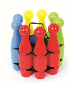 Mini-Bowlingset, bunt