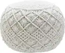 Bild 1 von Pouf Julie in Natur ca. 50x35x50cm, Weiß