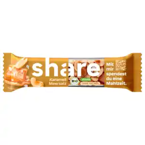 share Bio Nussriegel Karamell Meersalz 35g