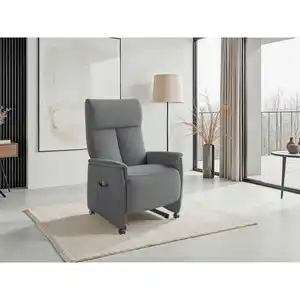 Sit & More Relaxsessel TV Cremona Comfort E L3, Grau, Textil, 76x114x84 cm, Goldenes M, Oeko-Tex® Standard 100, Made in Europe, DGM-Klimapakt, Relaxfunktion, Liegefunktion, Aufstehhilfe, gepolsterte