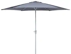 Sonnenschirm Akane Anthrazit aus Textil/Metall, Anthrazit