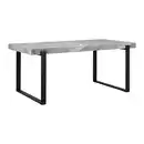 Bild 1 von Esstisch Mila Grau MDF Mamoroptik ca. 180/90/76 cm, Grau
