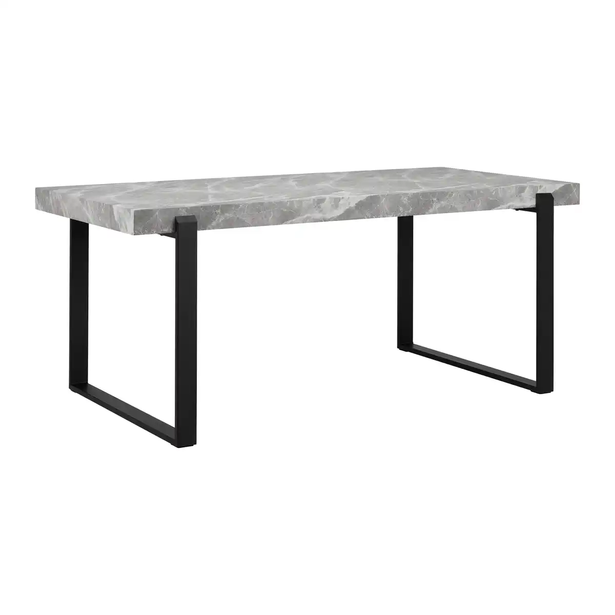 Bild 1 von Esstisch Mila Grau MDF Mamoroptik ca. 180/90/76 cm, Grau