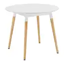 Bild 1 von Esstisch Gaia Weiß MDF L/B/H ca. 90/90/75 cm rund, Weiß