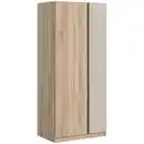 Bild 1 von Mid.you Drehtürenschrank, Sonoma Eiche, Kaschmir, Holzwerkstoff, Holzoptik, 3 Fächer, 80x183x53 cm, FSC Mix, Schlafzimmer, Kleiderschränke, Drehtürenschränke