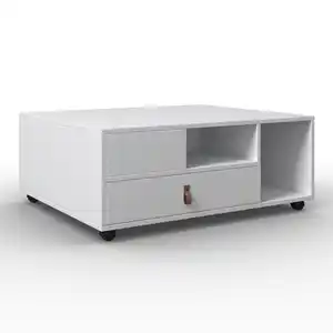 Couchtisch Mick Weiß MDF, Weiß