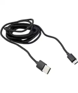 Lade- und Datenkabel, schwarz