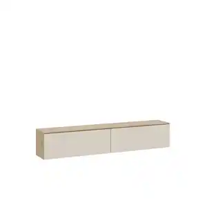 Livetastic Lowboard, Holzwerkstoff, Holzoptik, 0 Schublade(n) Schubladen, 160x37.6x35 cm, Wohnzimmer, Wohnwände, Lowboards