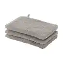 Bild 1 von Aquanova Waschhandschuhset London, Greige, Textil, 3-teilig, Uni, 16x22 cm, saugfähig, Aufhängeschlaufe, strapazierfähig, angenehm weich, hochwertige Qualität, Bordüre, schadstoffgeprüft, Badte