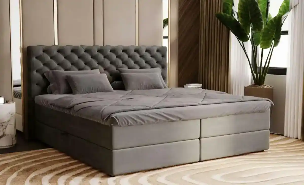 Bild 1 von GrainGold Boxbett mit Stauraum Belford