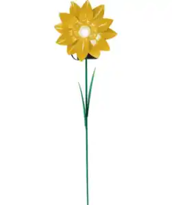 Solarleuchte Blume, gelb