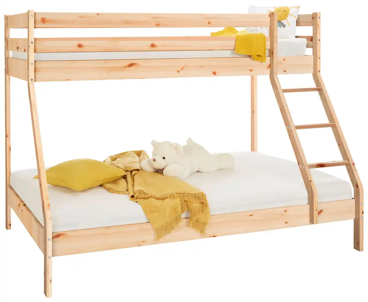 Bild 1 von Etagenbett Denis Naturfarben ca. 90x200 / 140x200cm, Naturfarben