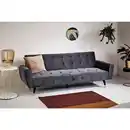 Bild 1 von Livetastic Schlafsofa Chillax Dream EU, Grau, Opal, Textil, Eukalyptusholz, Uni, 3-Sitzer, 213x83x83 cm, Schlafen auf Sitzhöhe, Armteil links, rechts, Kinder- & Jugendzimmer, Jugendmöbel, Jugendsof