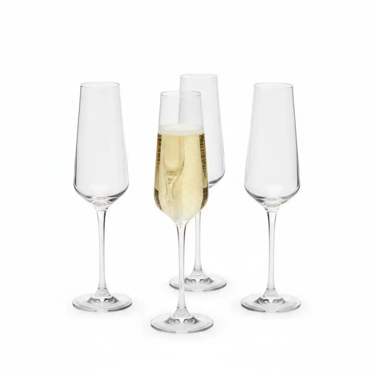 Bild 1 von Van Well Gläserset Ava, Klar, Glas, 4-teilig, 200 ml, 26 cm, Essen & Trinken, Gläser, Gläser-Sets