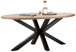 Esstisch Orbit Akazienfarben Oval ca. 180x100x76cm, Akaziefarben