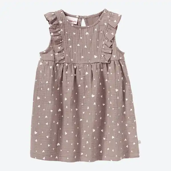 Bild 3 von Baby-Mädchen-Kleid in Musselin-Qualität