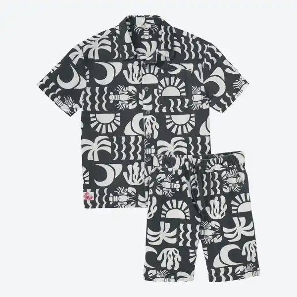 Bild 3 von Kinder-Jungen-Set mit Allover-Print, 2-teilig