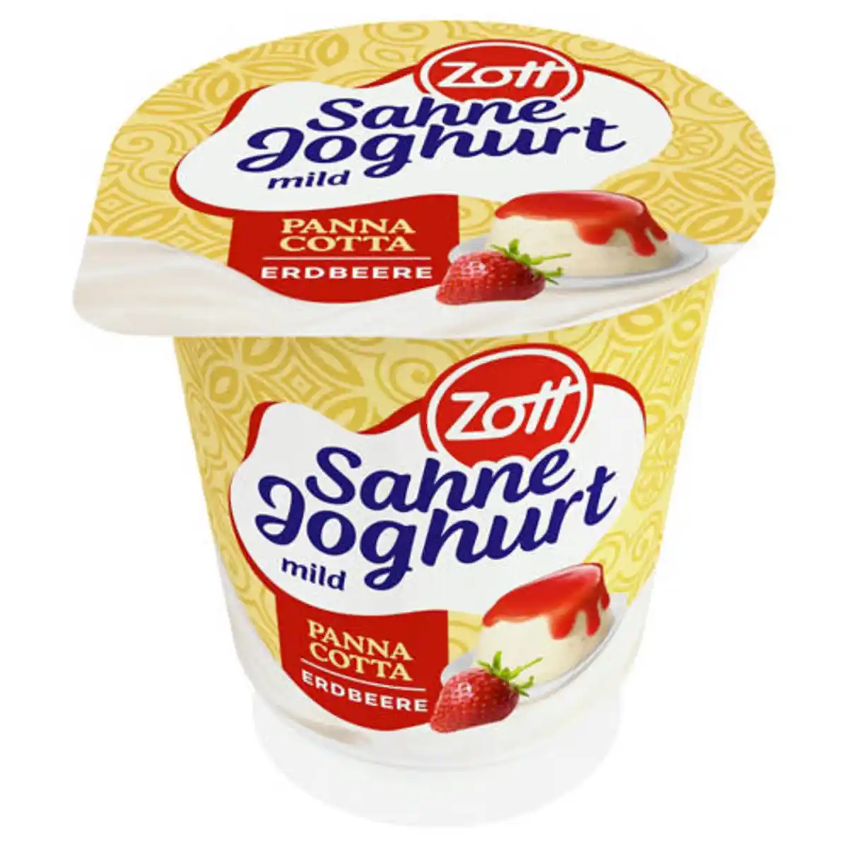 Bild 1 von ZOTT Sahnejoghurt Panna Cotta 140 g, Erdbeere