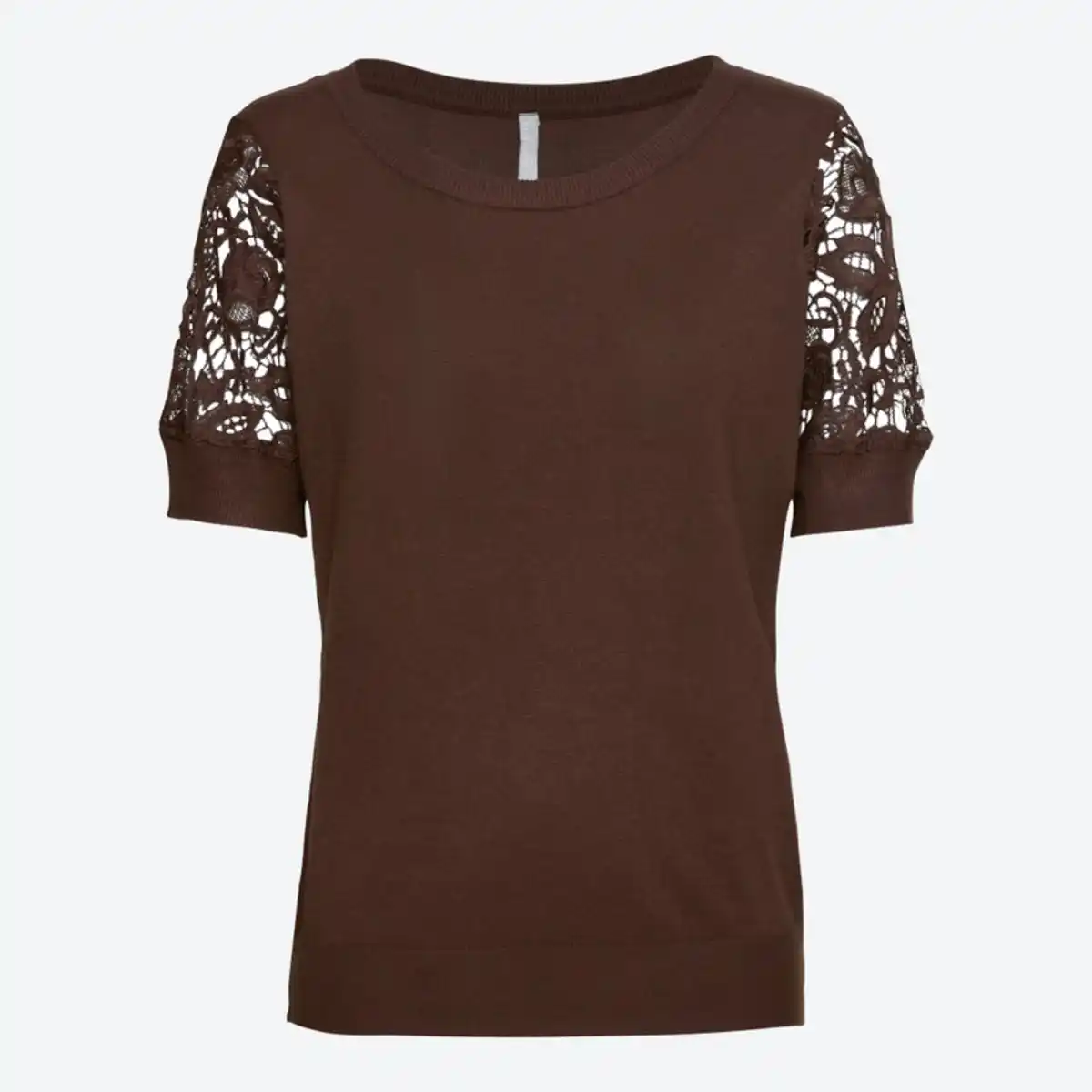 Bild 2 von Damen-Pullover mit Spitzenärmeln