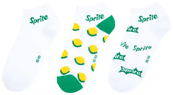Bild 2 von Sneakersocken »Sprite, Coca Cola, Fanta«, 3 Paar