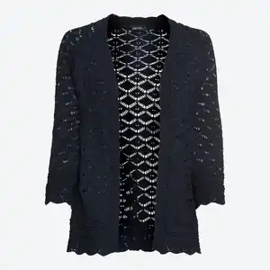 Damen-Strickcardigan im Ajour-Design