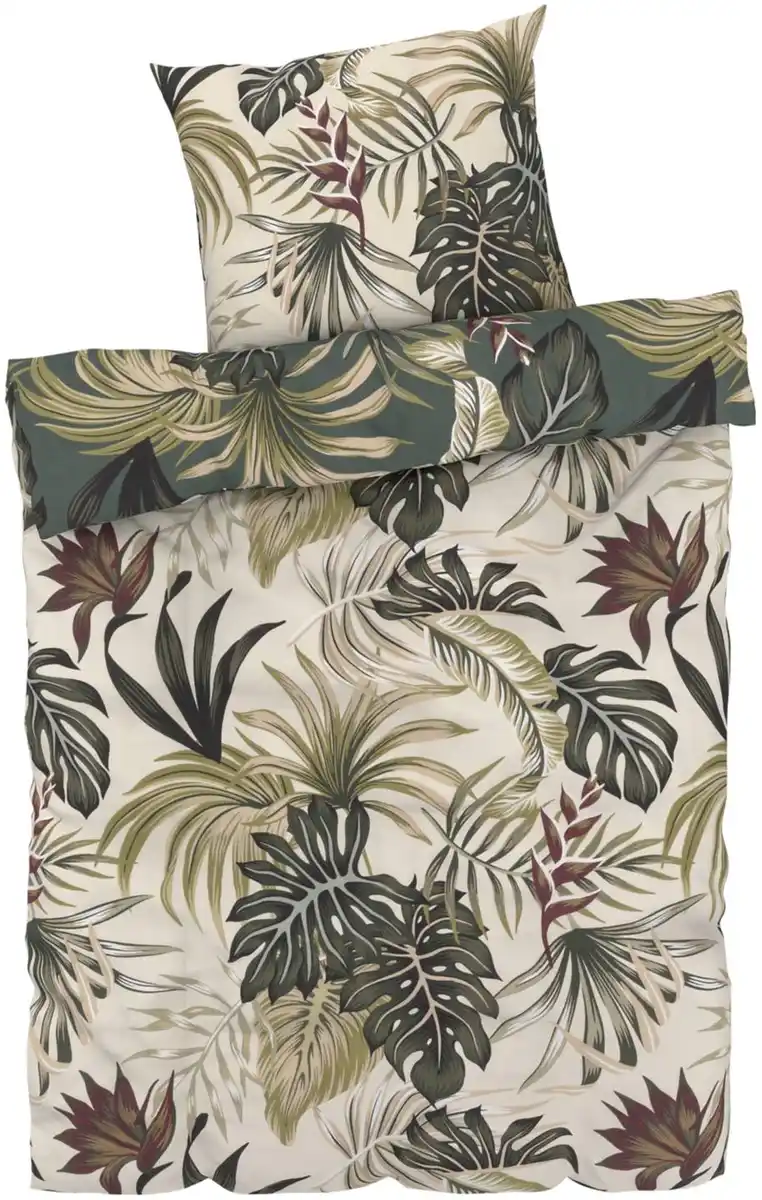 Bild 4 von LIV&BO® Renforcé-Bettwäsche-Set ca. 155 x 220 cm, 2-teilig