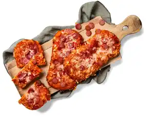 Pizza Salami, Stück