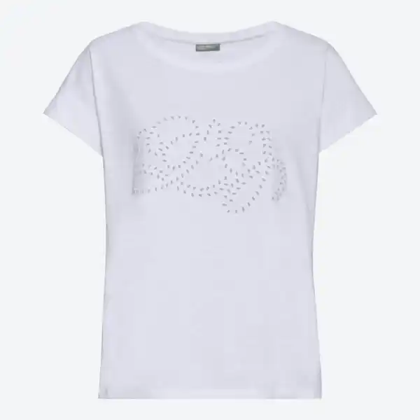 Bild 2 von Damen-T-Shirt mit Stickerei