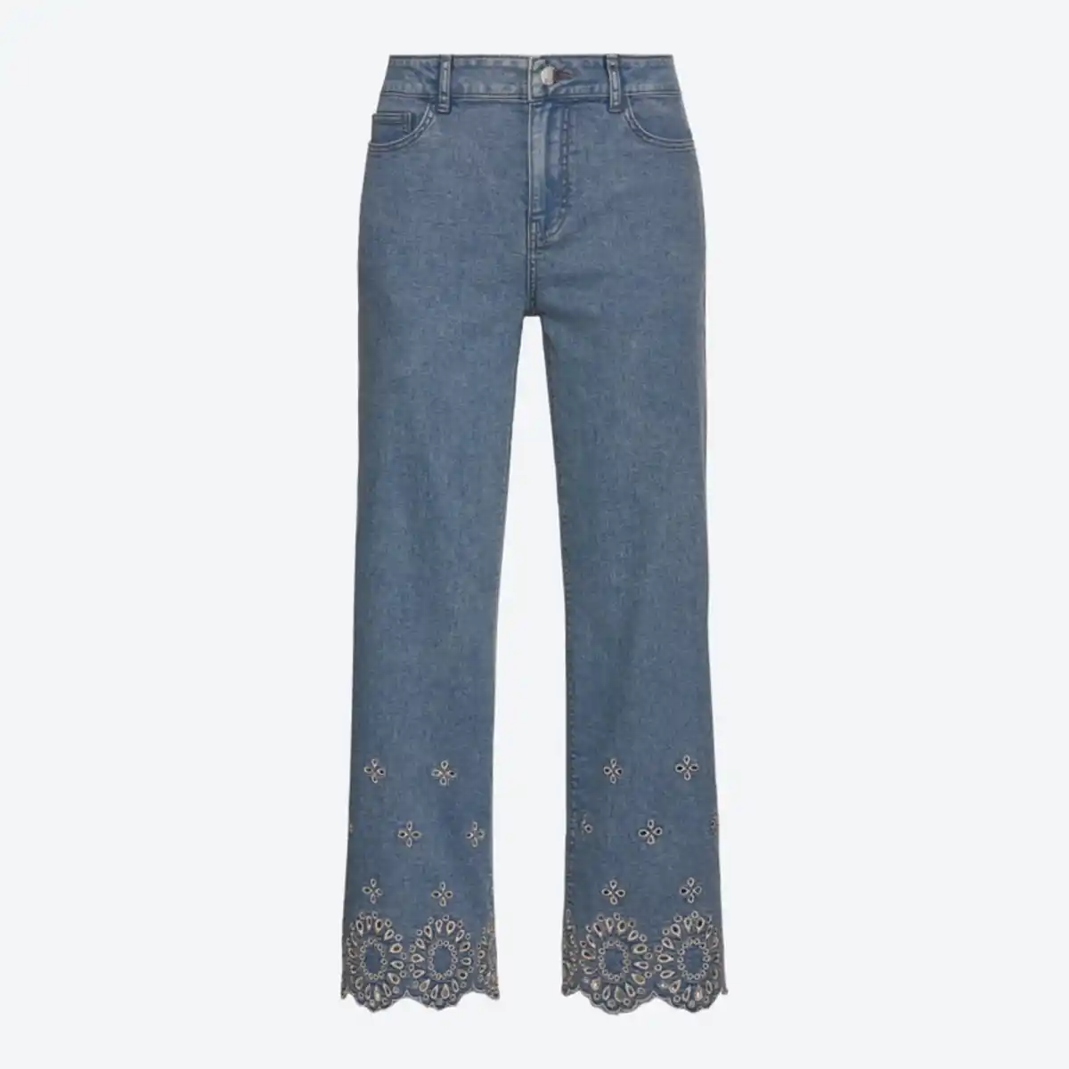 Bild 2 von Damen-Jeans mit Stickerei