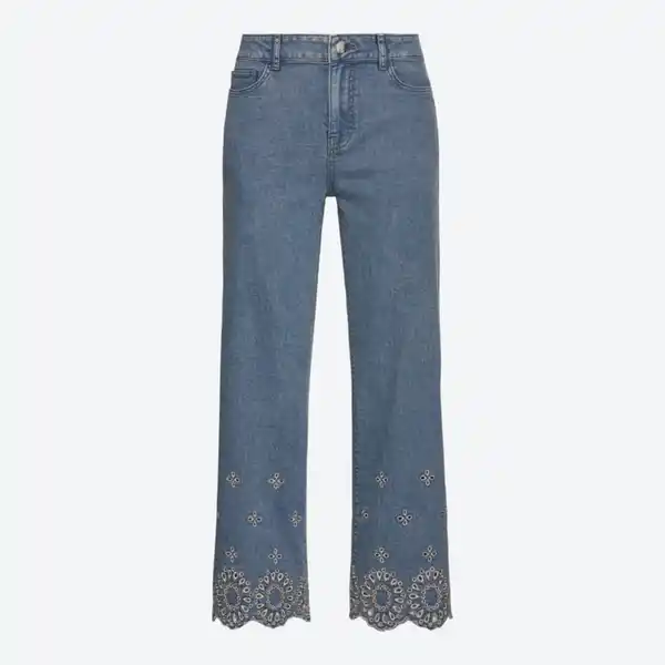 Bild 2 von Damen-Jeans mit Stickerei