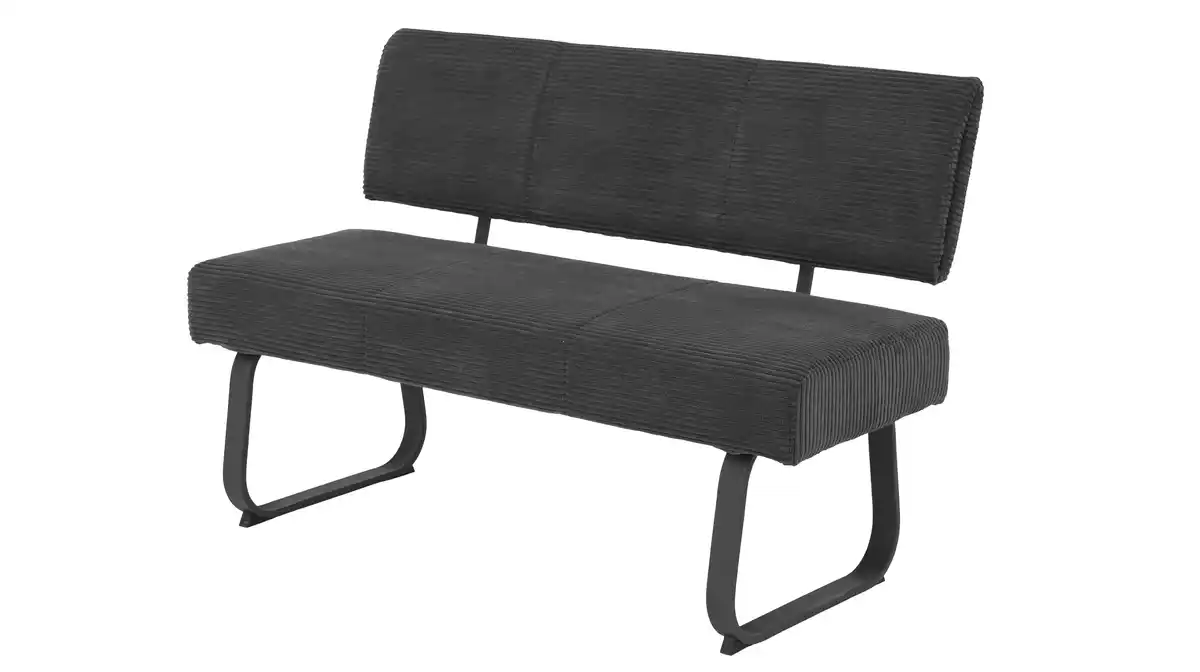 Bild 1 von Sitzbank Cordbezug anthrazit 140 cm - OLESSA