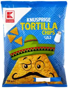 K-CLASSIC Tortilla-Chips, 300-g-Packg.
