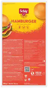 SCHÄR Hamburger-Brötchen glutenfrei, 4 St. = 300-g-Packg.