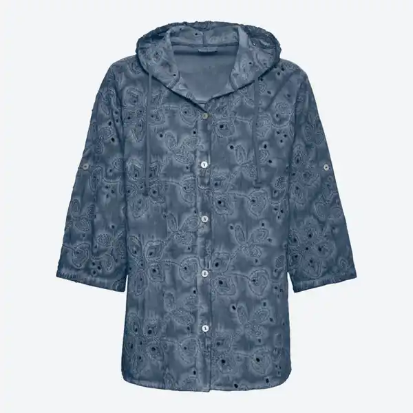 Bild 2 von Damen-Bluse mit Kapuze