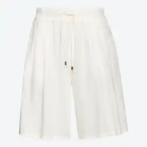 Damen-Shorts aus Viskose-Leinen-Mix