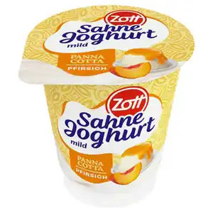 ZOTT Sahnejoghurt Panna Cotta 140 g, Pfirsich