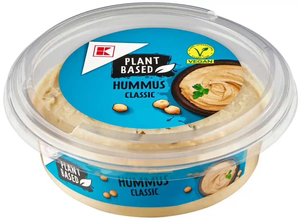 Bild 1 von K-PLANT BASED Veganer Hummus, 200-g-Becher