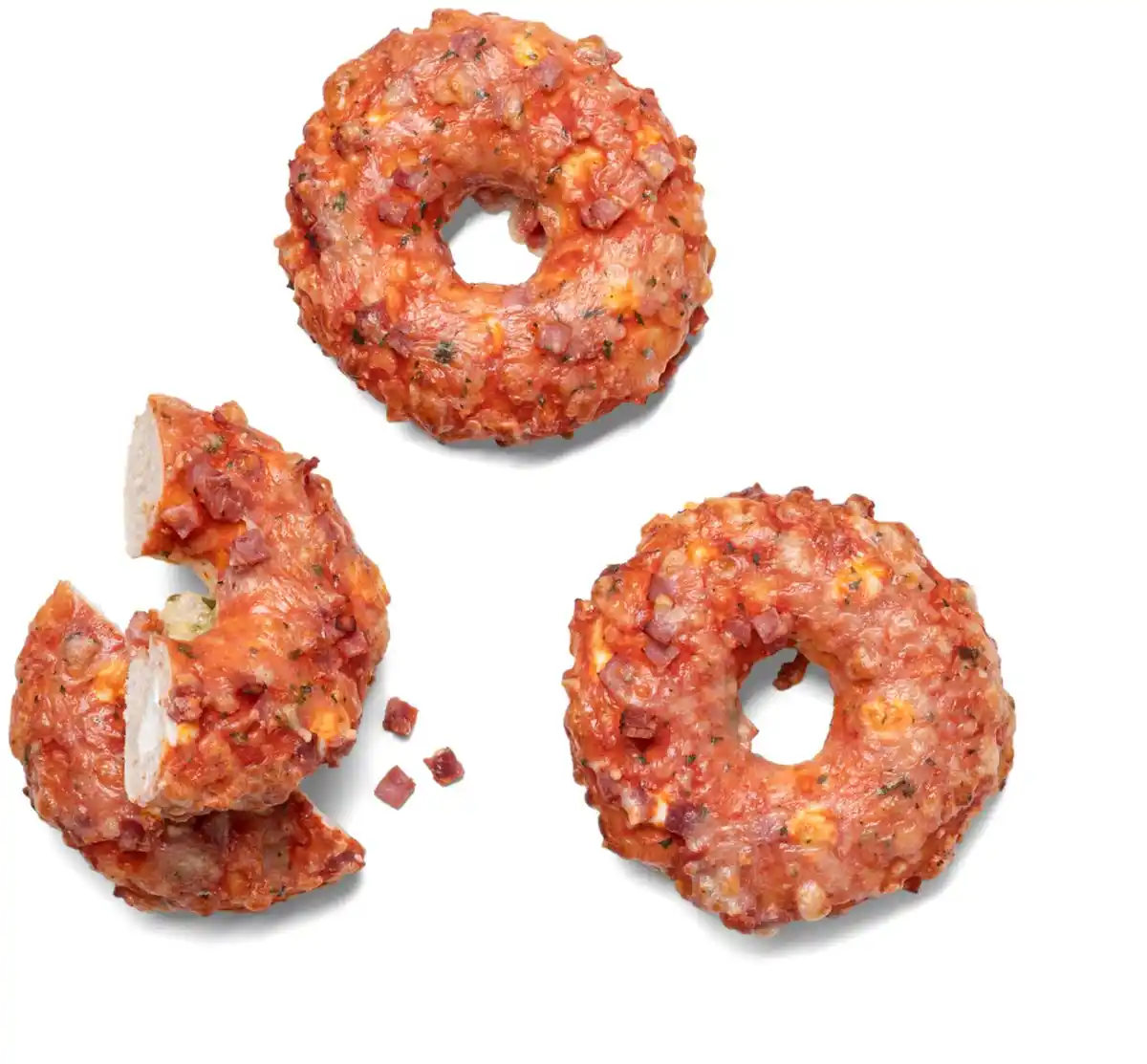 Bild 1 von Pizza-Donut Schinken-Mozzarella, Stück