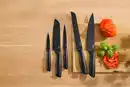 Bild 2 von SILVERCREST® Edelstahl-Messerset mit Messerblock schwarz, 6-teilig