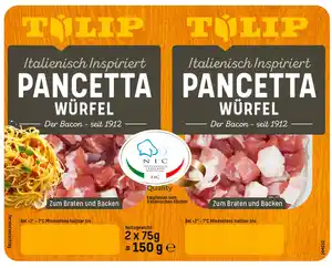 TULIP Pancetta-Würfel, 2 x 75-g-Packg.