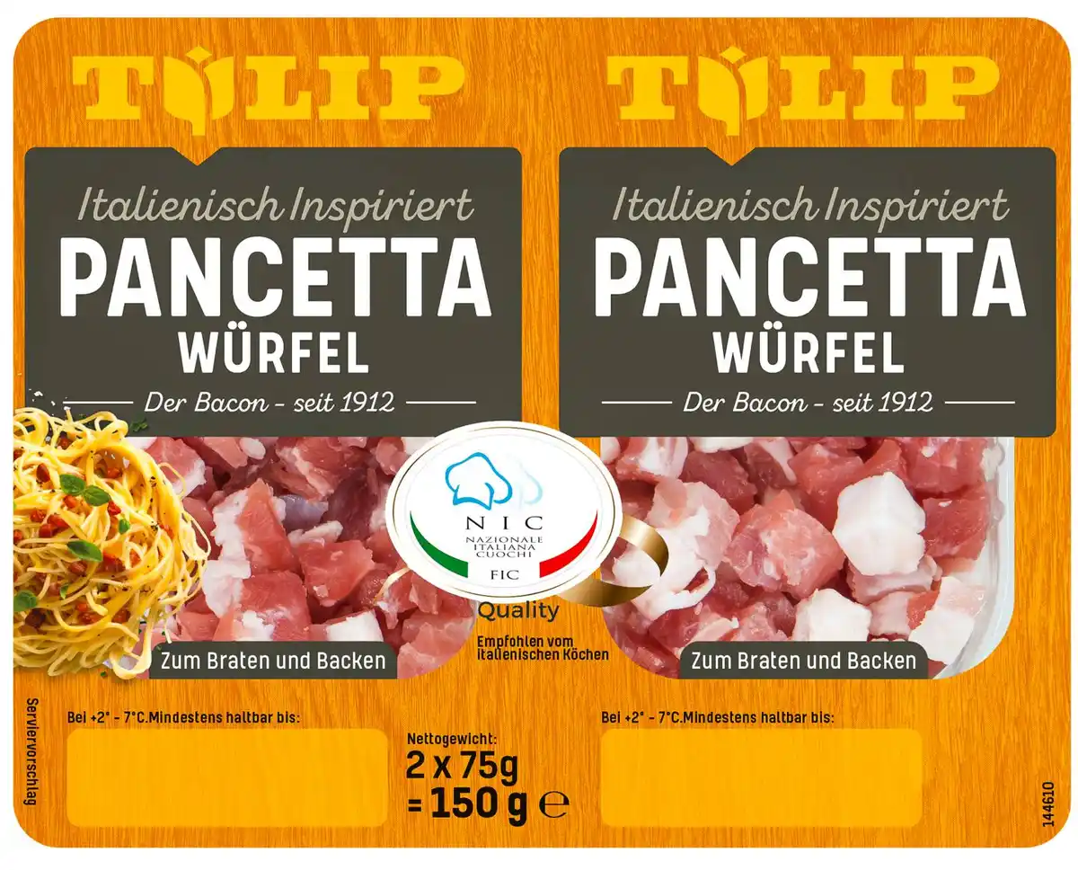 Bild 1 von TULIP Pancetta-Würfel, 2 x 75-g-Packg.
