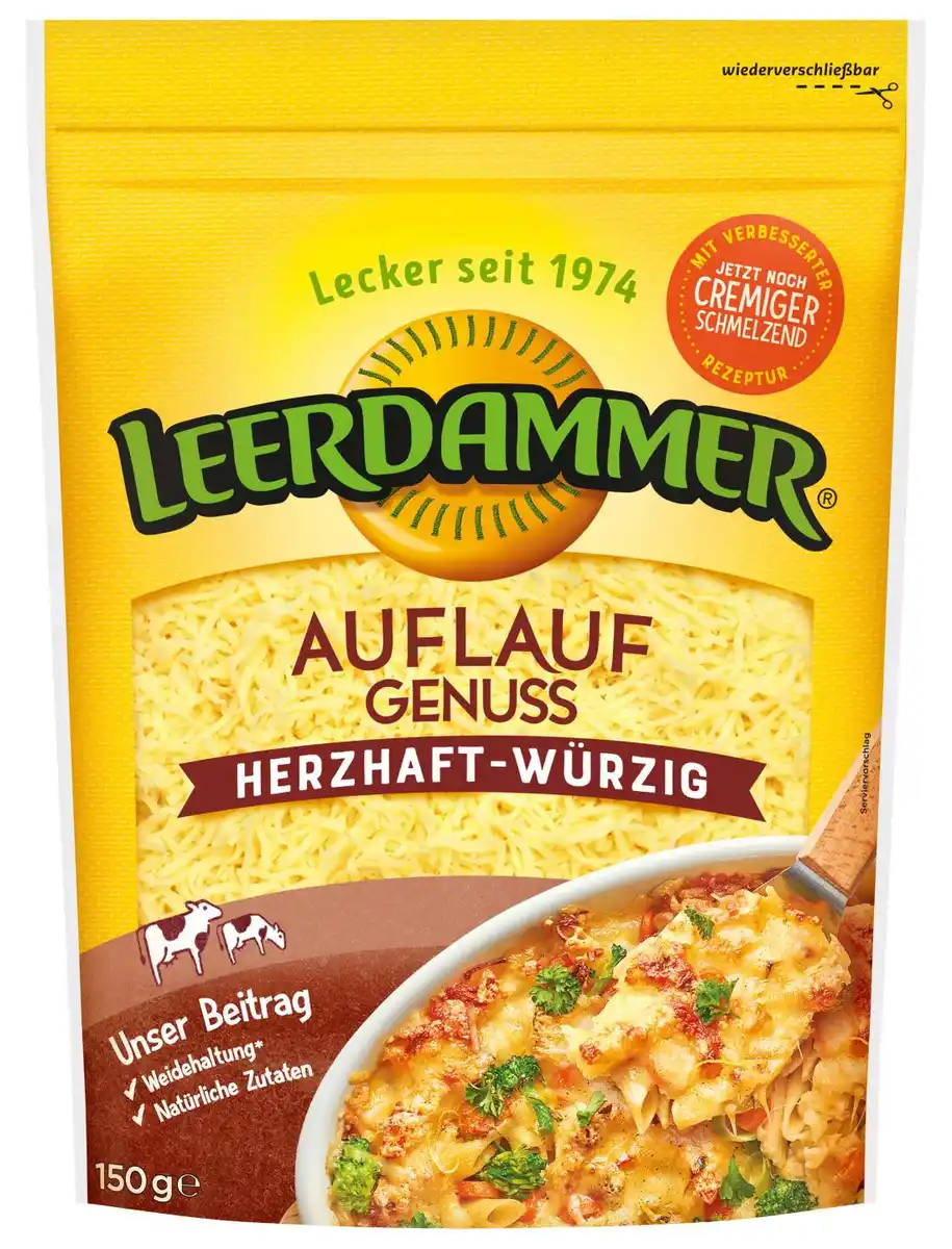 Bild 1 von LEERDAMMER Pizza- & Pasta- oder Auflauf-Genuss, 150-g-Packg.